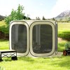 Outsunny 11 x 11ft Pop Up Screen Tent, UPF50+ Camping Gazebo with Carry Bag for Outdoor Activities - 2 of 4