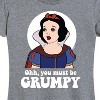 Women's - Disney Princess - You Must Be Grumpy Short Sleeve Graphic T-Shirt - 2 of 4