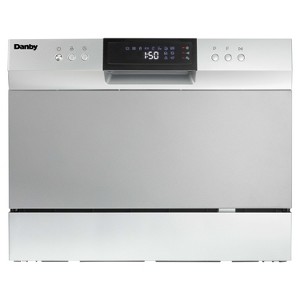 Danby DDW631SDB 6 Place Setting Countertop Dishwasher in Silver - 1 of 4