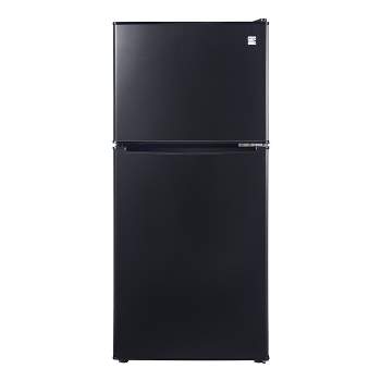  BANGSON Small Fridge with Freezer, 4.0 Cu.Ft, Samll  Refrigerator with Freezer, 5 Settings Temperature Adjustable, 2 Doors,  Compact Fridge for Apartment Bedroom Dorm and Office, Black : Appliances