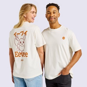Adult Eevee Graphic Print Short Sleeve Crewneck T-Shirt - Pokémon