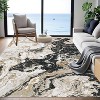 Homhougo Modern Marble Rug, Ultra-Thin Washable Rug Boho Abstract Marble Pattern Area Rug, Non Slip Low Pile Soft Luxury Bedroom Rug, Ideal - 2 of 4