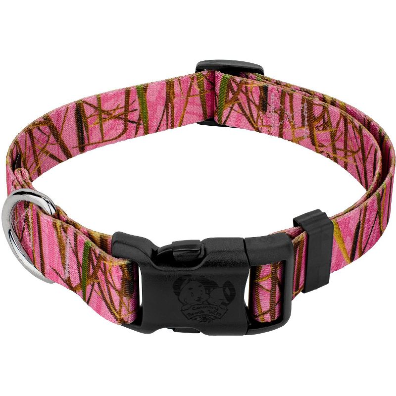 Country Brook Petz Deluxe Pink Waterfowl Camo Dog Collar - Made in The U.S.A., 1 of 6