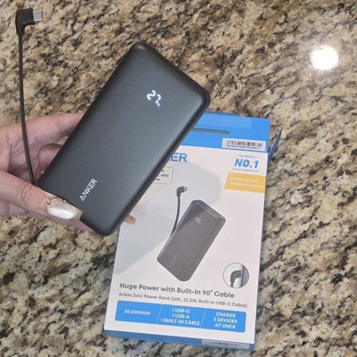 Anker 20000 mAh Power Delivery 22.5W Built in C Cable : Target