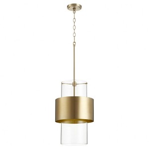 Quorum Lighting 1 - Light Pendant in  Aged Brass - 1 of 1