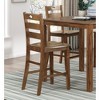 5-Piece Counter Height Dining Set with Square Table and 4 Chairs - 2 of 4