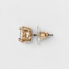 Women's Round Crystal Stud Earring - A New Day™ - 2 of 2