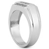 Pompeii3 Men's 1 Ct T.W. Diamond Ring 10k White Gold - 2 of 4