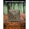 58" 58" 66"Pop Up Ground Blinds for 2-3 People with 270° See Through Windows and Silent Magnetic Door, Lightweight for Outdoor - 4 of 4