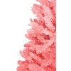 Perfect Holiday 6' Light Pink Flocked Kodiak with Metal Stand, Dia 43", 647 tips - 2 of 3