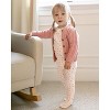 MiniMoi Baby Clover-Print Hidden Zip Footie - 3 of 4
