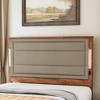 Queen Size Bed Frame with Upholstered Headboard, Queen Bed Frame with Charging Station and LED Lights, Wood Slats, No Box Spring Needed - 4 of 4