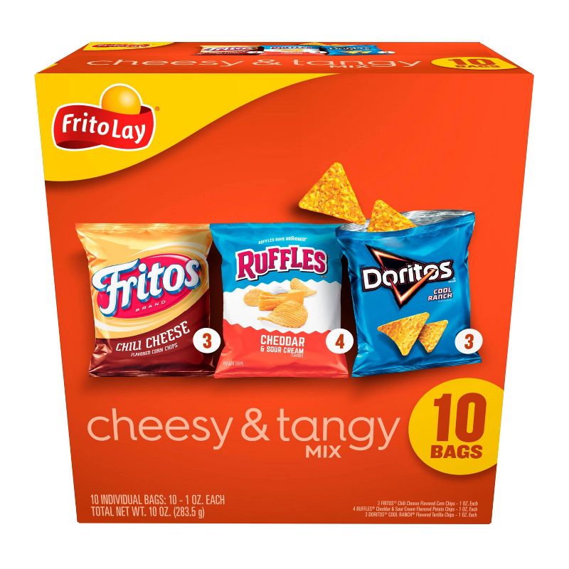 Frito Lay Cheesy &#38; Tangy Mix Variety -10Cct/10oz, 1 of 5