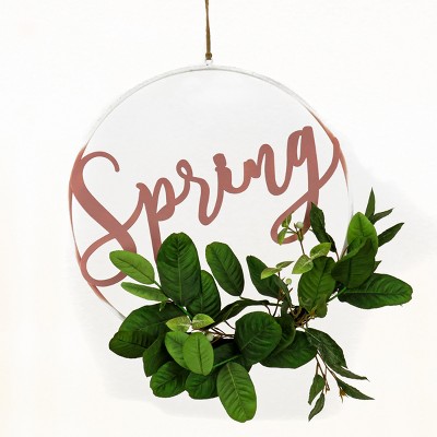 23" Artificial "Spring" Hanging Wall Decoration - National Tree Company