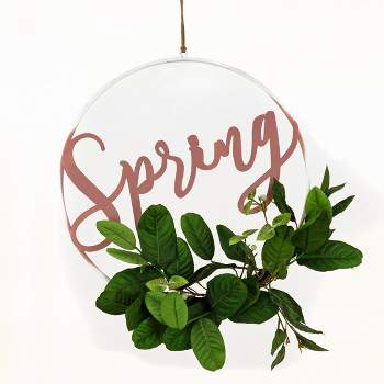23" Artificial "Spring" Hanging Wall Decoration - National Tree Company