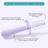 Grabease Infant Baby Toddler Toothbrush Double Sided Baby Finger Toothbrush, BPA-Free & Phthalate-Free for Baby, 1 Pack, Lavender - 2 of 4