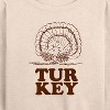 Women's - Peanuts - Woodstock Turkey Lightweight French Terry Wide Neck Long Sleeve Shirt - 2 of 4