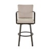 PAGED Patio Dining Chairs Aluminum Frame Swivel Outdoor Chair with Cushions for Poolside, Balcony - 2 of 4