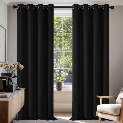 Deconovo Grommet Blackout Curtains, 2 Panels, OEKO-TEX Certified