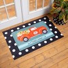 Evergreen Black & White Dots Layering Mat 11.5 x 9.5 Inches Indoor and Outdoor Decor - 2 of 4