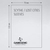 Gamegenic Prime Board Game Sleeves | Pack of 60 Extra-Clear Sleeves | 72 by 112 mm Card Sleeves Optimized for Scythe and Lost Cities | Premium Card - 4 of 4