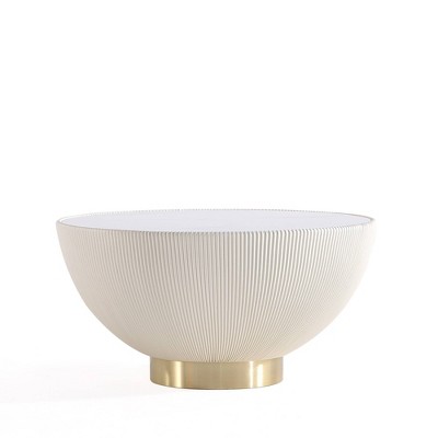 Modern Multicolor Ceramic and Gold Accent Table Set
