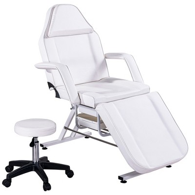GlasFlength Seating Sets, Massage Tattoo Chair Set, White, 72.8"*24.4"*27.6"