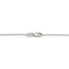 Black Bow Jewelry 1mm Sterling Silver, Solid Cable Chain Necklace - 4 of 4