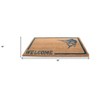 HomeRoots 18" X 30" Brown and Black Coir Swordfish Welcome Outdoor Door Mat - 3 of 4