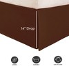 Tailored 14" Drop Bed Skirt, 100% Brushed Microfiber by Sweet Home Collection® - 3 of 4