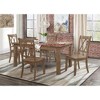 Kumasinova Set of 2 Dining Chair – Pine Veneer, Armless Chair with Transitional Double-X Back, Dining Room Side Chair, Wooden Kitchen Chair - 4 of 4