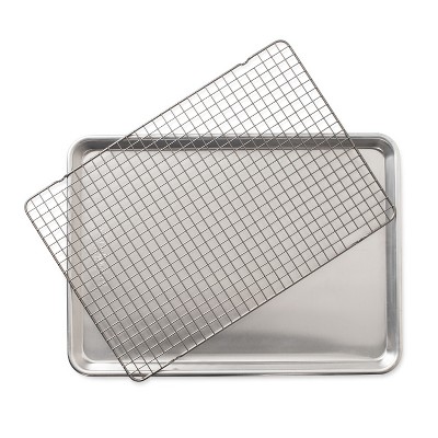 Nordic Ware 2 Piece Half Sheet with Oven-Safe Grid