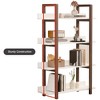 NicBex 4 Tiers Modular Bookcase Solid Wood Storage Unit Contemporary Home Decor Multi-Functional Display - 3 of 4