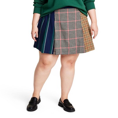 Women's Plaid Pleated Skirt - Rowing Blazers x Target