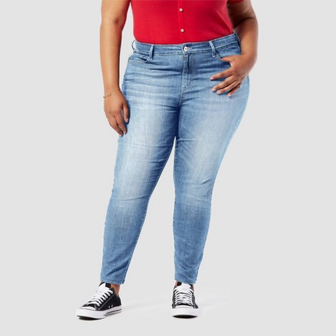 Denizen® From Levi's® Women's Plus Size Mid-rise Skinny Jeans - Daybreak 26  : Target