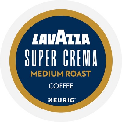 Lavazza Super Crema Medium Roast Keurig K-Cup Coffee Pods - 22ct
