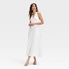 Women's Eyelet Maxi A-Line Dress - A New Day™ - 3 of 3