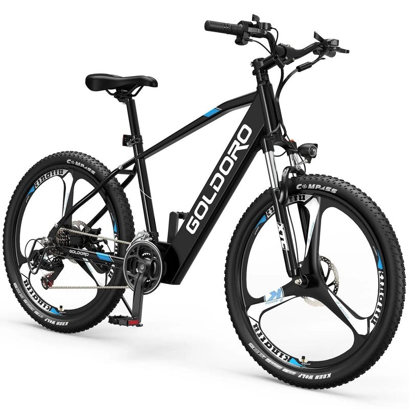 Promounts Goldoro X7 250W 26" Electric Mountain Bike with Alloy Wheels, 1 of 2
