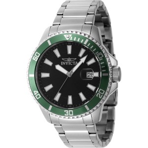 Invicta 46075 Men's Pro Diver Quartz Black Dial Bracelet Watch - 1 of 2
