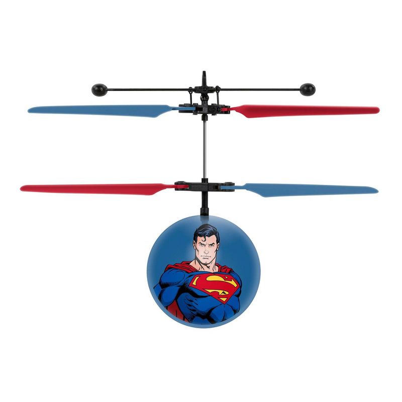 World Tech Toys DC Justice League Superman IR UFO Ball Helicopter, 1 of 4