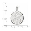 Black Bow Jewelry 10k White Gold Toronto Maple Leafs NHL Large Pendant - 2 of 3