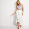 Lands' End Women's Cotton Gauze Maxi Swim Cover-up Skirt - 4 of 4