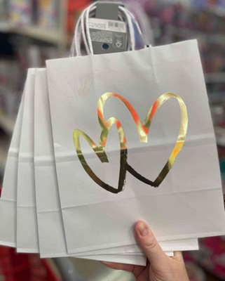 Gold Hearts Small Wedding - 4pc - Gift Bag - Spritz™ : Target