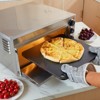 VEVOR Pizza Steel, 16" x 14.5" x 3/8" Pizza Steel Plate for Oven, Pre-Seasoned Carbon Steel Pizza Baking Stone with 20X Higher Conductivity - 2 of 4