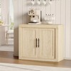 35.4 Inch Modern Sideboard with 2 Doors - Wood Coffee Bar, Free Standing Buffet,Media Console and Credenza for Living Room, Kitchen or Hallway - 4 of 4