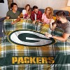 NFL Green Bay Packers Plaid Oversized Ultra Cozy Throw Blanket - 3 of 3