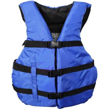 TRC Recreation Super Soft Child Size Medium Life Jacket USCG Approved Vinyl  Coated Foam Swim Vest for Kids Swimming Pool and Beach Gear, Yellow