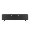 Sapphtopaz Modern TV Stand for TVs Up to 75" with LED Entertainment Center with Open Shelves and 4 Storage Cabinets, TV Stands for Living Room - 3 of 4