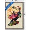 Trends International Floral Portrait of Woman Framed Wall Poster Prints - 3 of 4