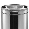 DuraVent DuraPlus 420 Stainless Steel Easy Installation Triple Wall Wood Burning Stove Pipe Connector to Vent Smoke and Exhaust, Silver - 2 of 4